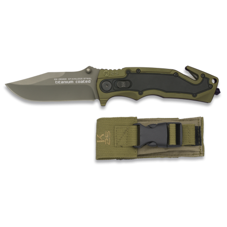 Knife tactical K25 color green and Black