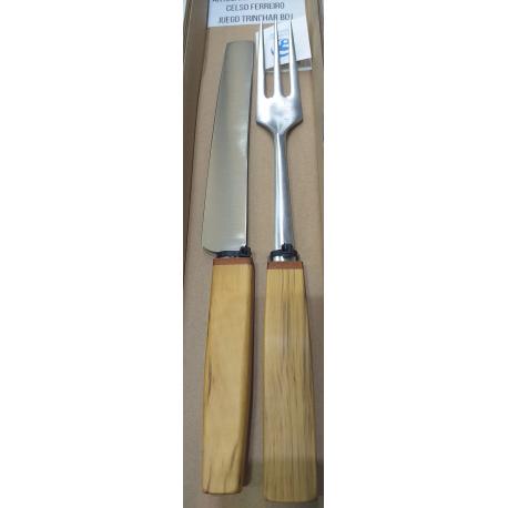 SET DE CUCHILLO Y TENEDOR ARTESANO DE CELSO FERREIRO