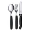 Victorinox Swiss Classic juego de cubiertos de 3-piezas negro con cuchillo plegable img 1